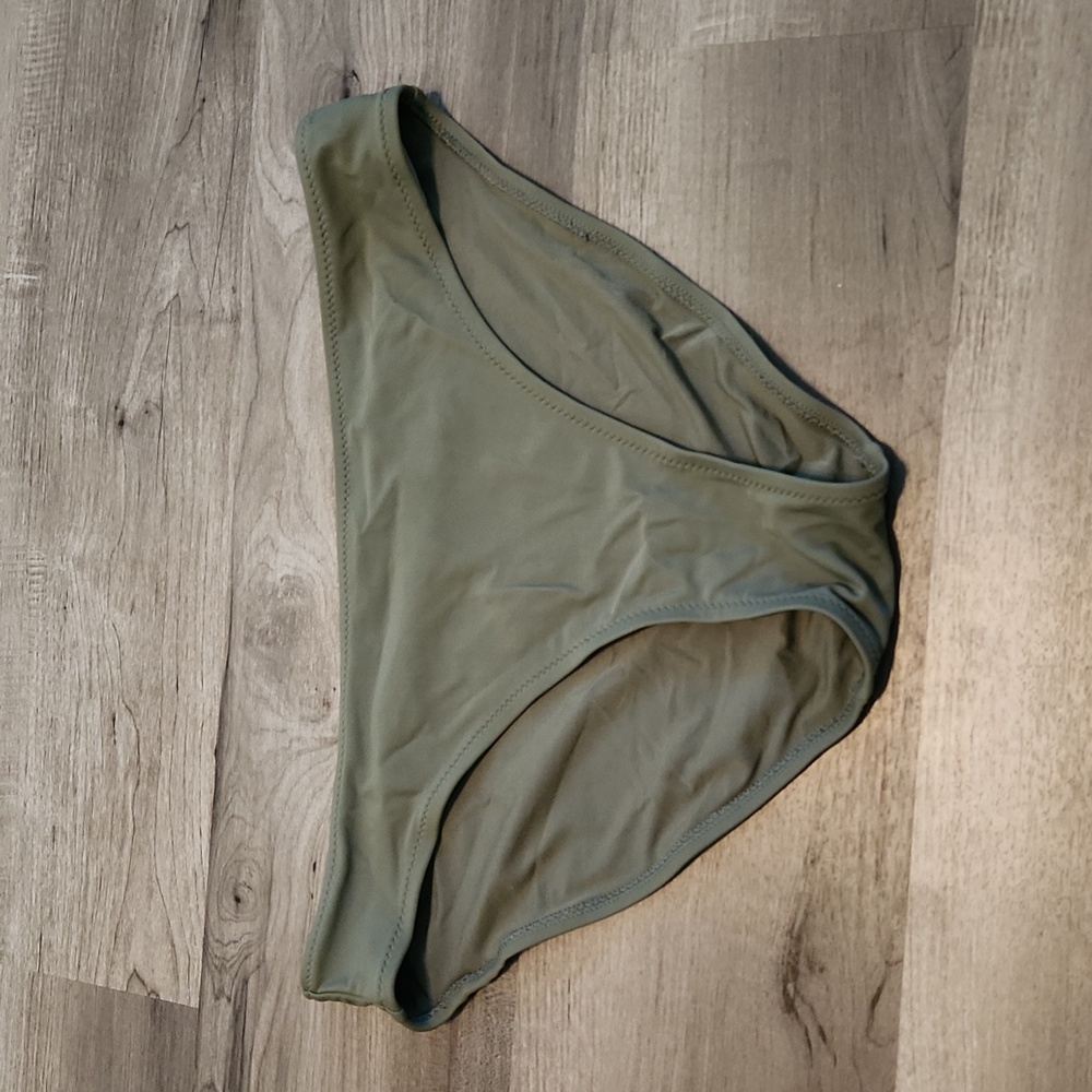Olive green bathingsuit bottom